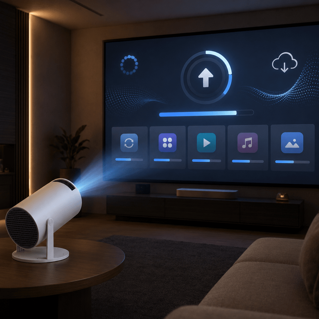 How to update apps on your beamer? - Lumistar