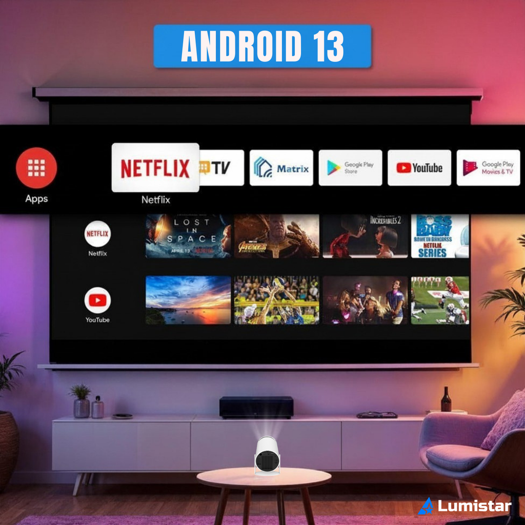 Lumistar Premium Mini Beamer - smart tv