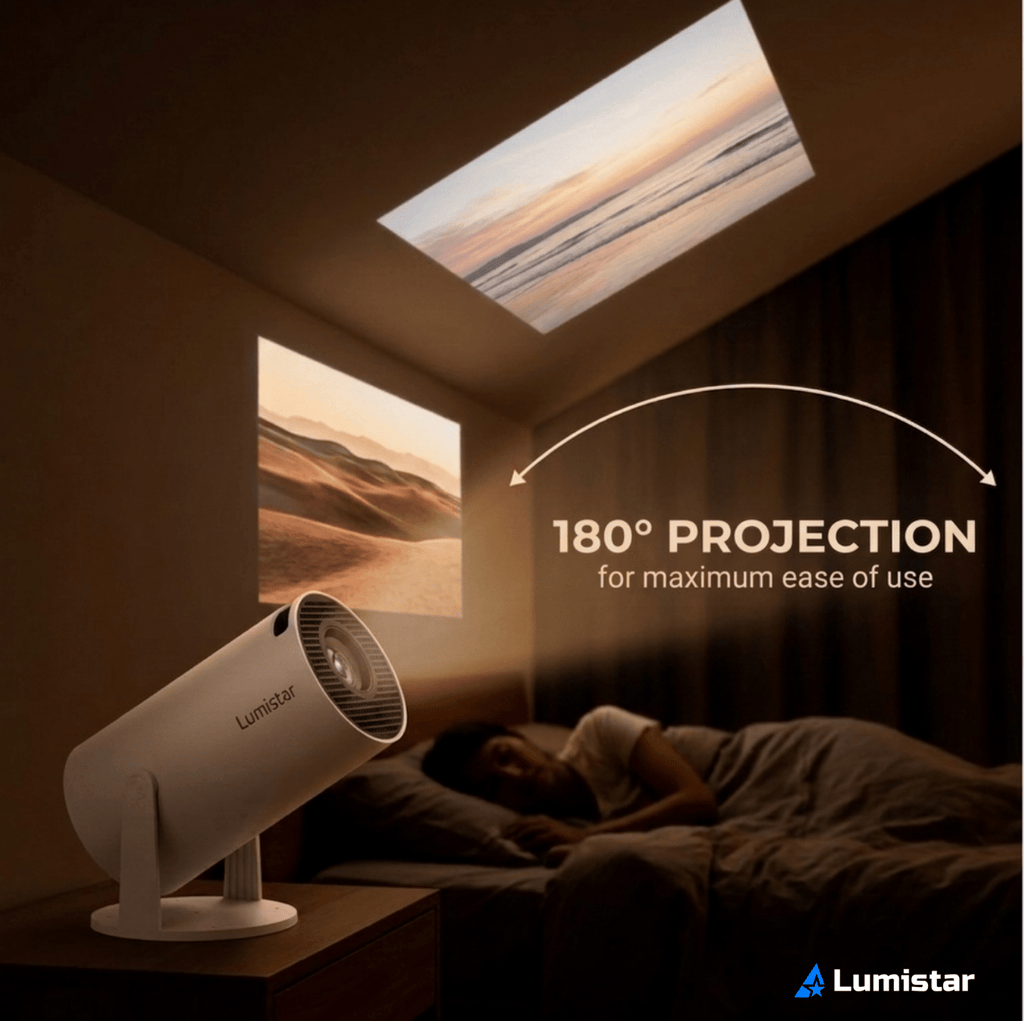 Lumistar Premium Mini Beamer - 180 graden draaien