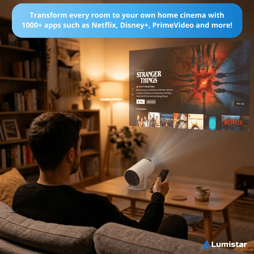 Lumistar Premium Mini Beamer - netflix & disney