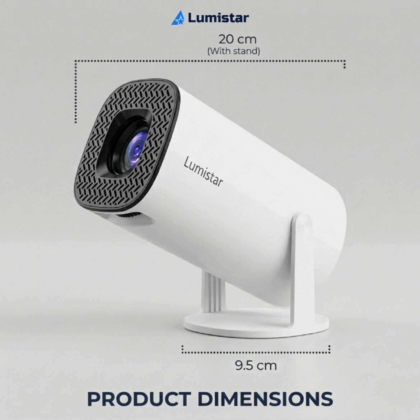 Lumistar Pro Mini Beamer afmetingen