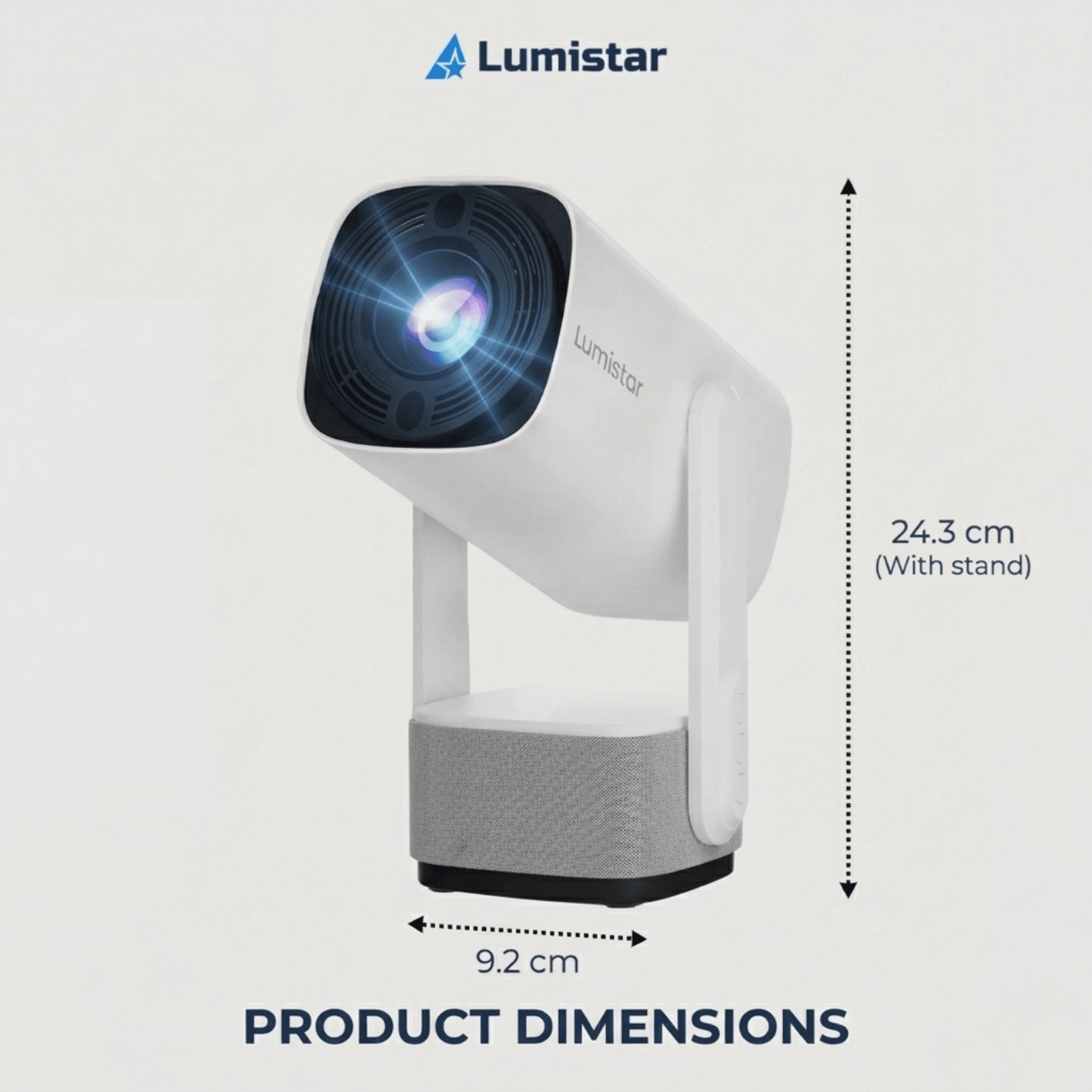Lumistar Ultra Mini Beamer afmetingen