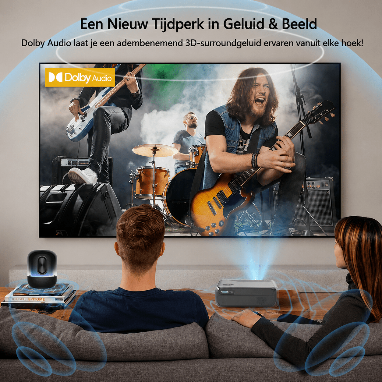 Lumistar A8 Google TV Beamer - De Ultieme Thuisbioscoop - Lumistar - beamer - Lumistar