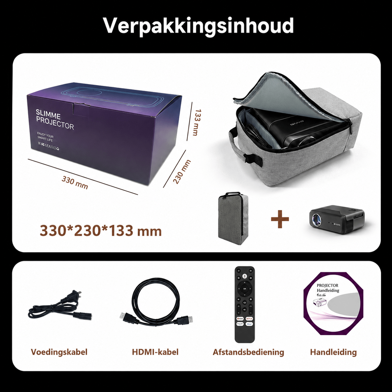 Lumistar A8 Google TV Beamer - De Ultieme Thuisbioscoop - Lumistar - beamer - Lumistar