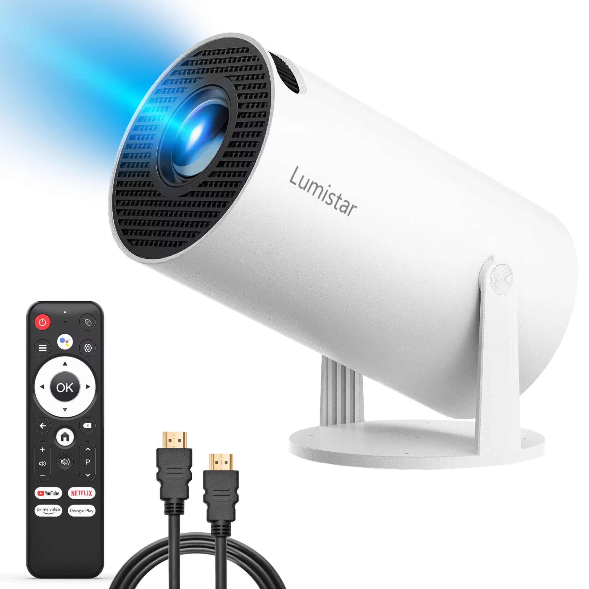 Lumistar Premium Mini Beamer - 1000+ Apps & Ingebouwde speakers - Lumistar - mini beamer - Lumistar