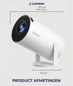 Lumistar Premium Mini Beamer - Create your own Home Cinema with 1000+ Apps! - Lumistar - mini beamer - Lumistar