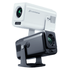 Lumistar Pro+ Mini Beamer zwarte en witte variant bij elkaar