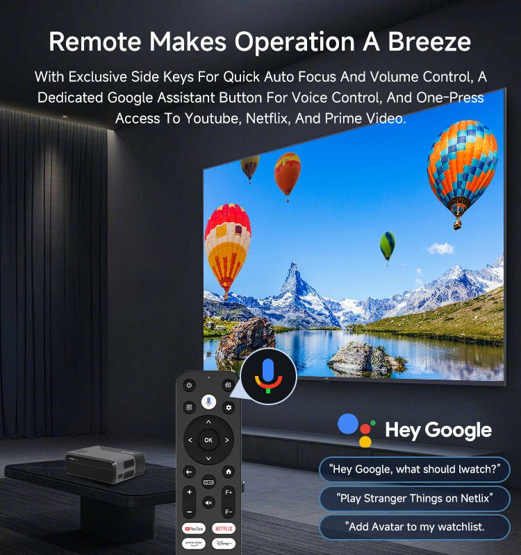 Lumistar A8 Google TV Beamer - The Ultimate Home Cinema - Lumistar - beamer - Lumistar